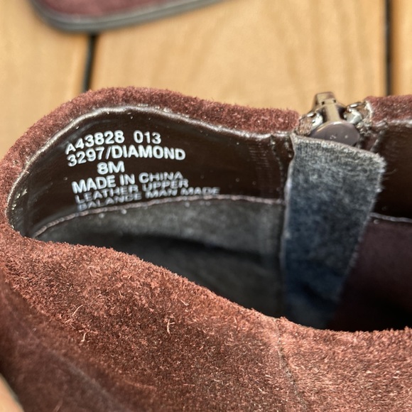 White Mountain Suede Ankle Boots - Picture 8 of 9